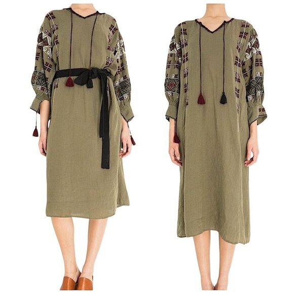 Nili Lotan Dresses & Skirts - Nili Lotan Valencia Dress, Army Green, Size S, New with tag
